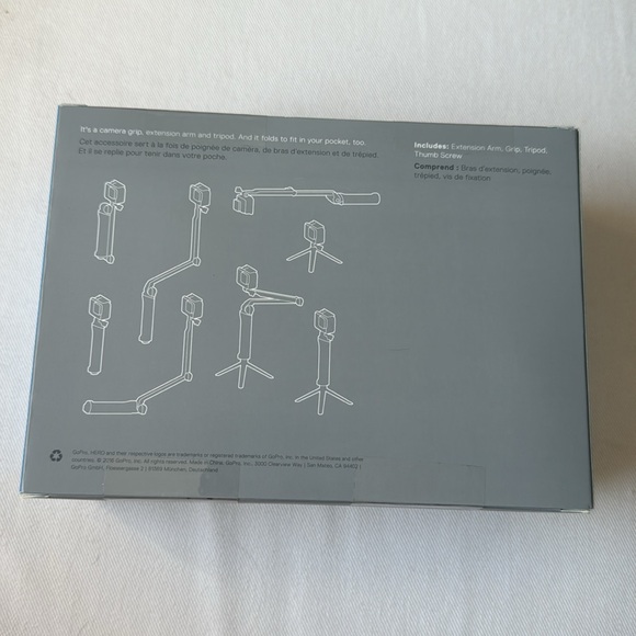 GoPro 3-Way Selfie Stick Grip Arm Tripod - Official Mount - Picture 2 of 5